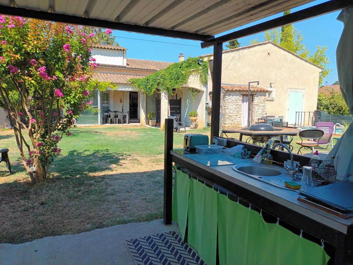 Saint-Martin-dʼArdèche Chambres D'Hotes & Jacuzzi - A L'Ombre Des Amandiers المظهر الخارجي الصورة