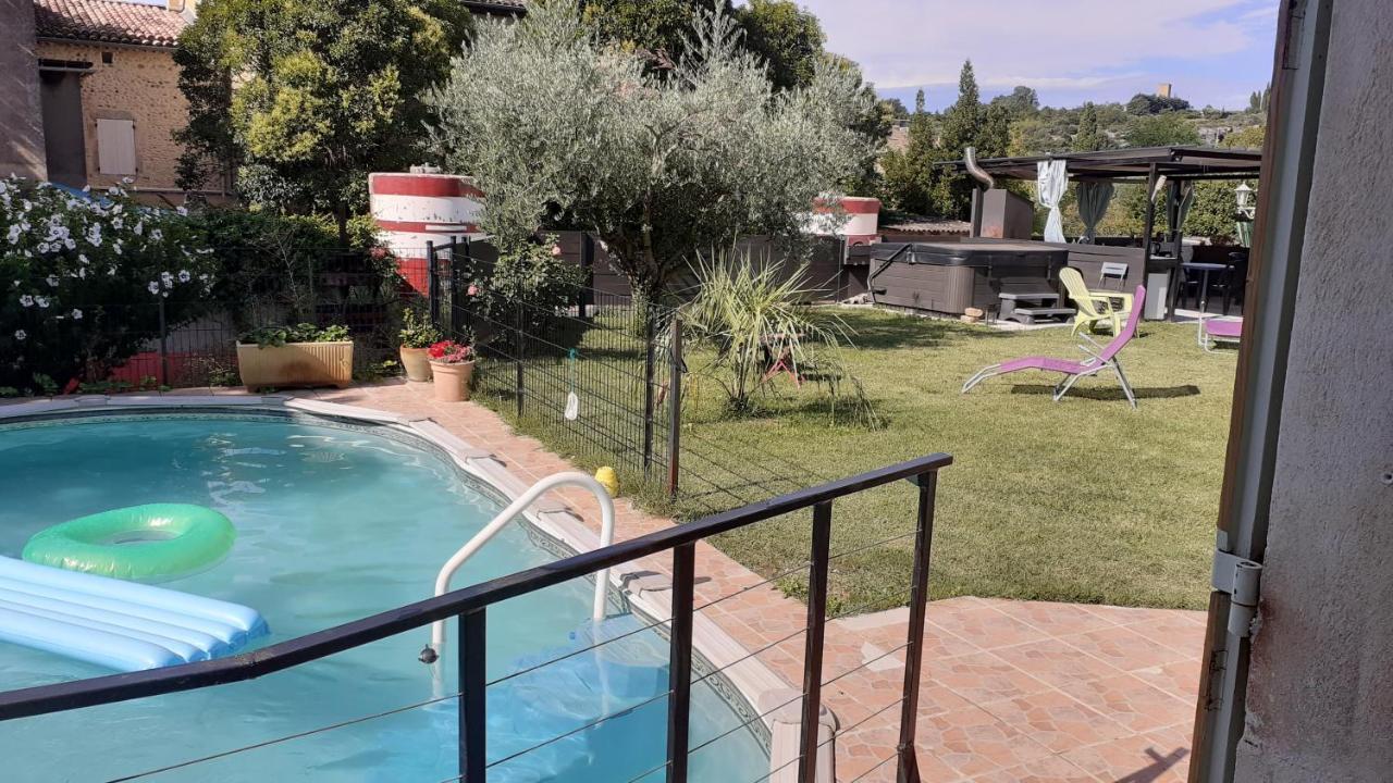 Saint-Martin-dʼArdèche Chambres D'Hotes & Jacuzzi - A L'Ombre Des Amandiers المظهر الخارجي الصورة