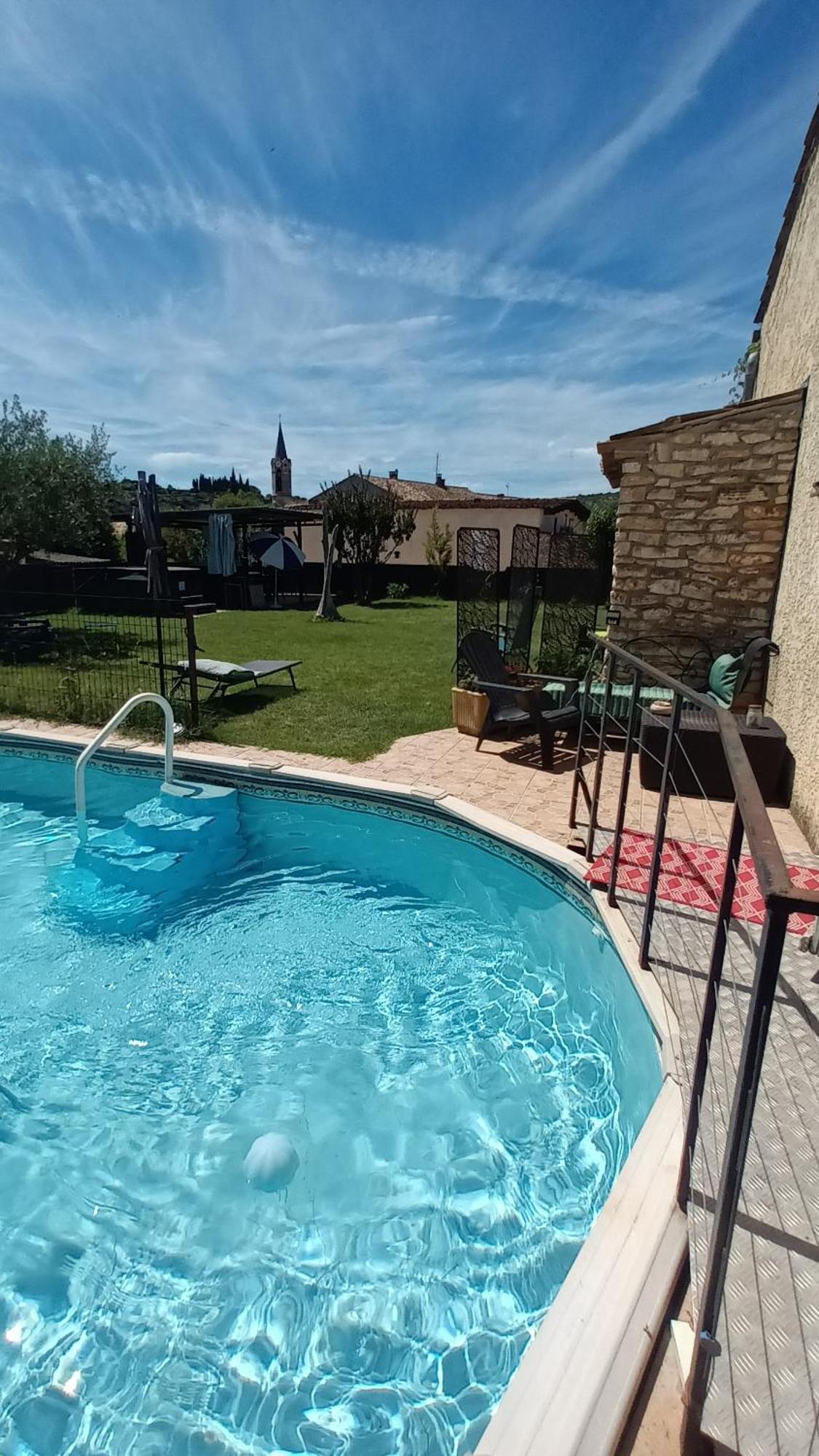 Saint-Martin-dʼArdèche Chambres D'Hotes & Jacuzzi - A L'Ombre Des Amandiers المظهر الخارجي الصورة